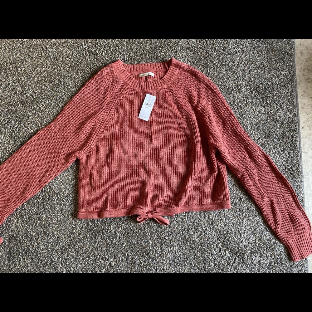 Aerie Maroon Long-sleeve Top